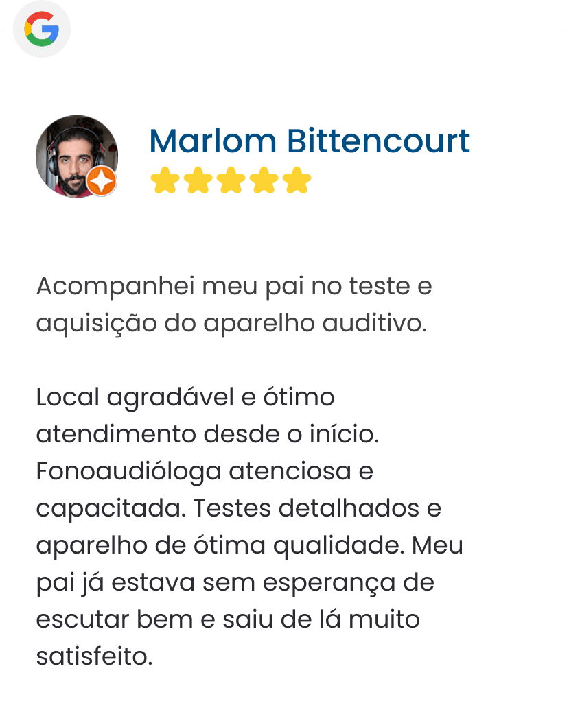 depoimentos dos usuário da com audio
